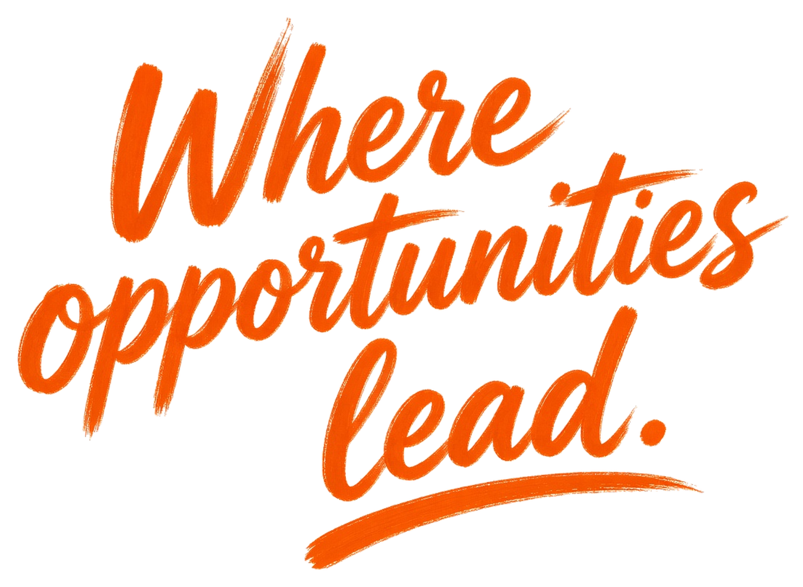 Where opportunities lead.